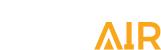 leap air logo white
